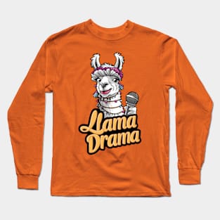 Llama Drama Long Sleeve T-Shirt